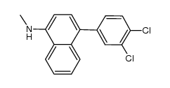 4-(3,4-dichlorophenyl)-N-methylnaphthalen-1-amine结构式
