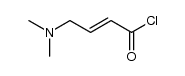 (E)-4-(Dimethylamino)but-2-enoyl chloride Structure