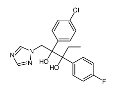 (2R,3R)-2-(4-chlorophenyl)-3-(4-fluorophenyl)-1-(1,2,4-triazol-1-yl)pentane-2,3-diol Structure