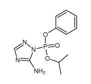 O-isopropyl-O'-phenylphosphoric acid 1-(5-amino-1,2,4-triazolide) Structure