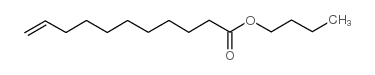 10-十一烯酸丁酯结构式