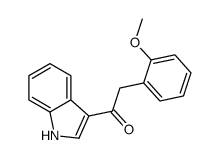 1-(1H-吲哚-3-基)-2-(2-甲氧基苯基)乙酮结构式