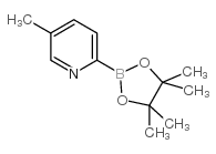 5-甲基-2-(4,4,5,5-四甲基-1,3,2-二噁硼烷-2-基)吡啶结构式