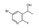 1-(5-溴-2-氟吡啶-3-基)乙醇结构式