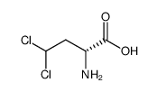 (R)-2-amino-4,4-dichlorobutanoic acid Structure