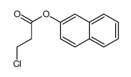 naphthalen-2-yl 3-chloropropanoate结构式