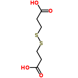 3,3'-Disulfanediyldipropanoic acid Structure