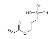 3-trihydroxysilylpropyl prop-2-enoate Structure