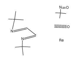 (t-Bu)N(O)Re(CO)3(t-Bu-DAB)结构式