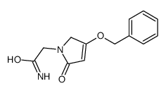 2-(5-oxo-3-phenylmethoxy-2H-pyrrol-1-yl)acetamide Structure