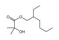 2-ethylhexyl 2-hydroxy-2-methylpropanoate结构式
