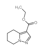 4,5,6,7-四氢吡唑并[1,5-a]吡啶-3-羧酸乙酯结构式