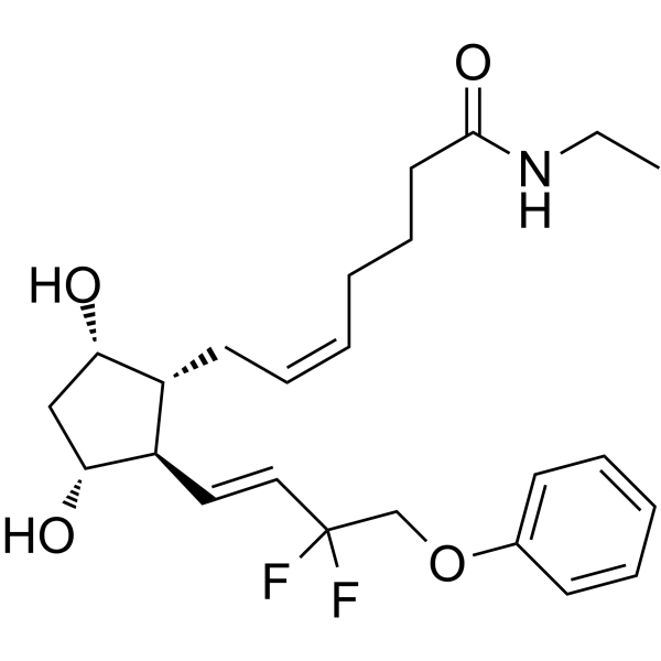 Tafluprost ethyl amide Structure