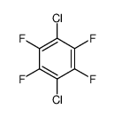 1,4-Dichloro-2,3,5,6-tetrafluoro-benzene Structure