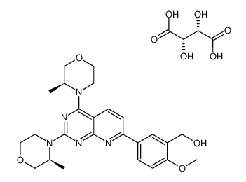 AZD8055 D(-)-Tartaric Acid结构式