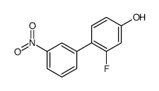 3-fluoro-4-(3-nitrophenyl)phenol结构式