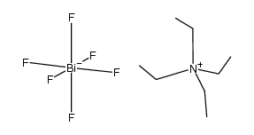 tetraethylammonium hexafluorobismate(V) Structure