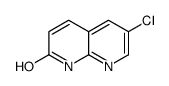 6-氯-1,8-萘啶-2(1H)-酮结构式