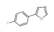 5-(4-氟苯基)-1,3-恶唑结构式