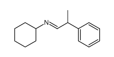 N-Cyclohexyl-2-phenyl-propionaldimin结构式