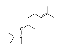 tert-butyl-dimethyl-(6-methylhept-5-en-2-yloxy)silane Structure