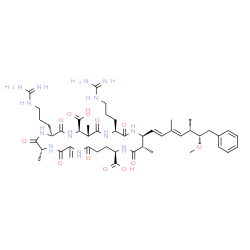 7-desmethylmicrocystin RR structure