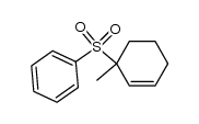 2-methylcyclohex-2-enyl phenyl sulphone结构式