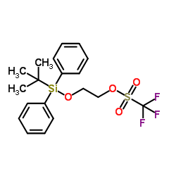 2-((tert-butyldiphenylsilyl)oxy)ethyl trifluoromethanesulfonate Structure