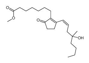 rac-11-脱氧-8(12)-脱氢米索前列醇结构式