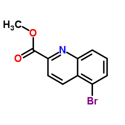 Methyl 5-bromoquinoline-2-carboxylate Structure