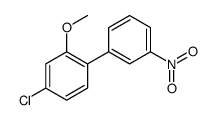 4-chloro-2-methoxy-1-(3-nitrophenyl)benzene结构式