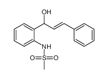(E)-N-(2-(1-hydroxy-3-phenylallyl)phenyl)methanesulfonamide Structure
