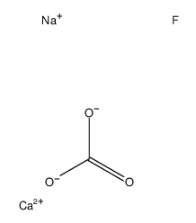 disodium monofluorophosphate-calcium carbonate Structure