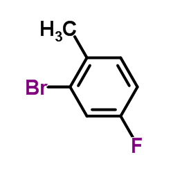 2-Bromo-4-fluorotoluene structure