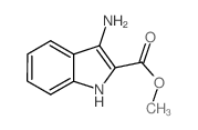 3-氨基-1H-吲哚-2-羧酸甲酯结构式