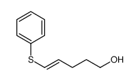5-phenylsulfanylpent-4-en-1-ol结构式