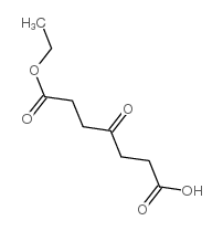 Monoethyl 4-Oxoheptanedioate Structure