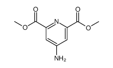 2,6-Pyridinedicarboxylicacid,4-amino-,dimethylester(9CI) Structure