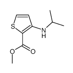 3-(异丙基氨基)噻吩-2-羧酸甲酯结构式