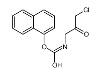 naphthalen-1-yl N-(3-chloro-2-oxopropyl)carbamate结构式