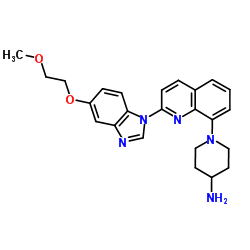 2-氨基-4,5-双((4-甲氧基苄基)氧基)苯甲酸结构式