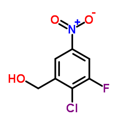 (2-Chloro-3-fluoro-5-nitrophenyl)methanol结构式