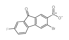 9H-Fluoren-9-one,3-bromo-7-fluoro-2-nitro-结构式