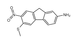 7-Nitro-2-amino-6-methylmercapto-fluoren Structure