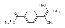 Benzoic acid, 4-(1,2-dimethyl-1-propenyl)-, sodium salt (9CI)结构式