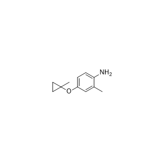 2-甲基-4-(1-甲基环丙氧基)苯胺结构式