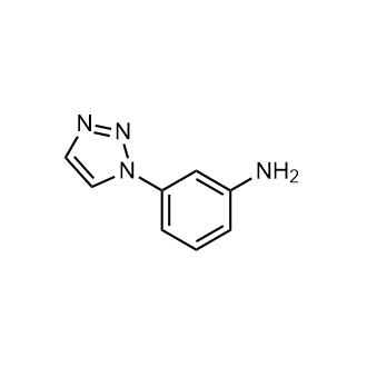 3-(1H-1,2,3-三唑-1-基)苯胺结构式