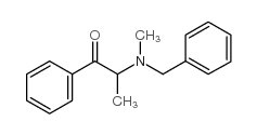 2-苄基甲基氨基-1-苯基-1-丙酮结构式