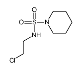 N-(2-chloroethyl)piperidine-1-sulfonamide结构式