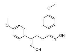 N-[4-hydroxyimino-1,4-bis(4-methoxyphenyl)butylidene]hydroxylamine Structure